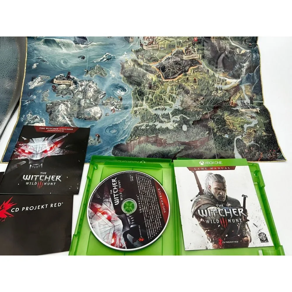 The Witcher 3‎ III : Wild Hunt - Microsoft Xbox One With Soundtrack Complete